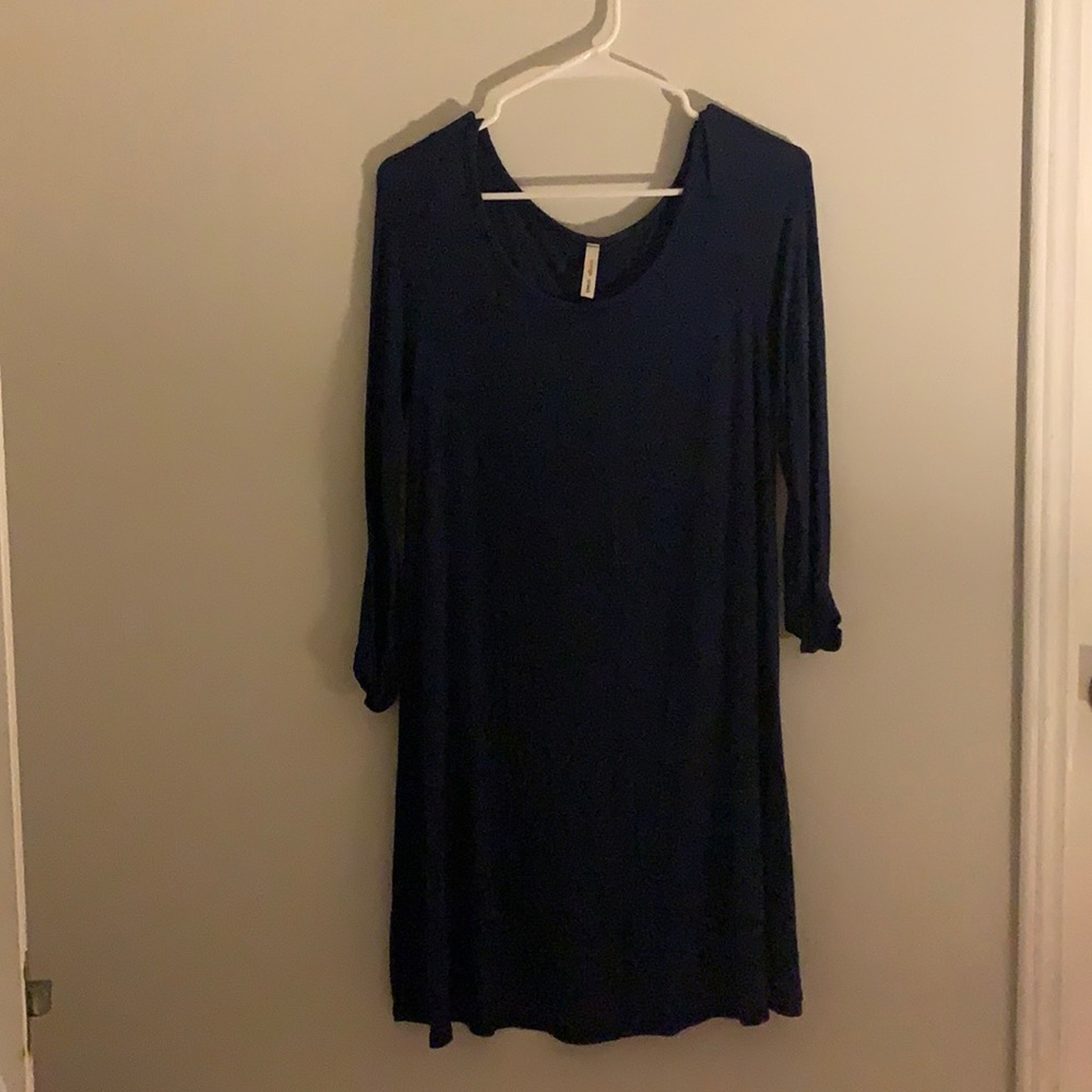 dark navy blue dress
